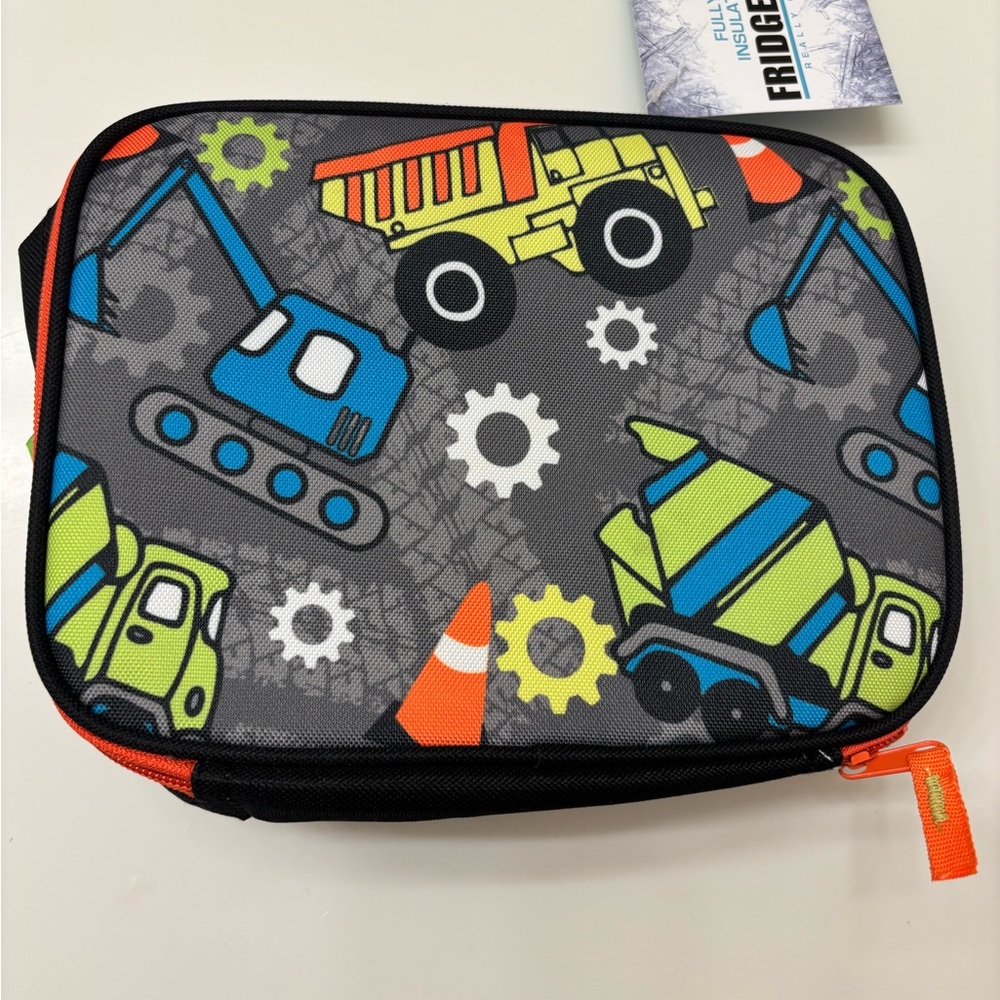 New fully insulated lunchbox black boy zipper